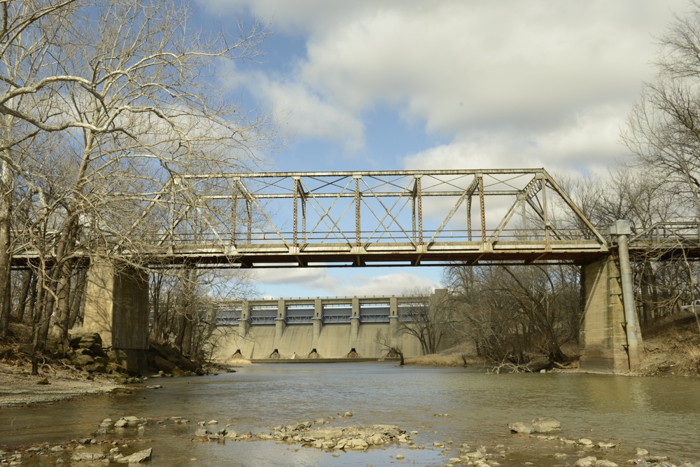 Fall River Dam and Lake in Greenwood County, Kansas