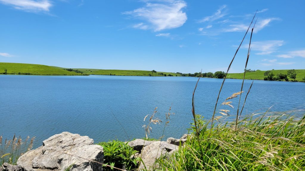 Chase State Fishing Lake in the Flint Hills of Chase County, Kansas