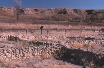El Cuartelejo pueblo ruins at Lake Scott State Park, Kansas