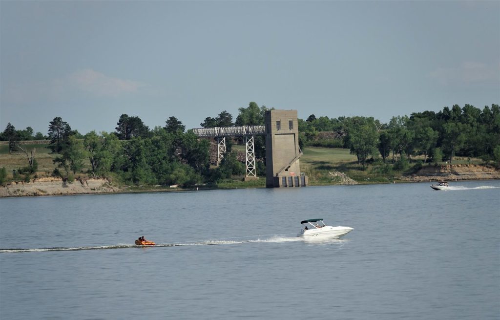 Kanopolis Dam on the Smoky Hill River, Kansas
