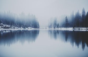 Scenic lake and water