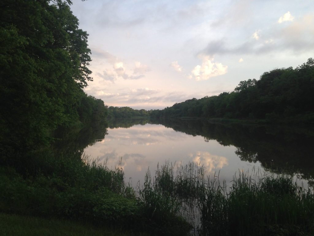A southern arm of Lone Star Lake in Douglas County, Kansas, near Lawrence