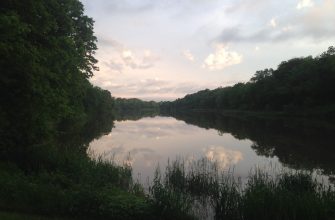 A southern arm of Lone Star Lake in Douglas County, Kansas, near Lawrence