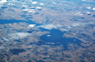 Milford Lake, the largest lake in Kansas, near Junction City