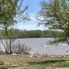 Richey Cove shoreline at Council Grove Lake in the Flint Hills, Kansas