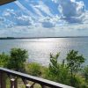 Scenic overlook of El Dorado Lake at El Dorado State Park, Kansas